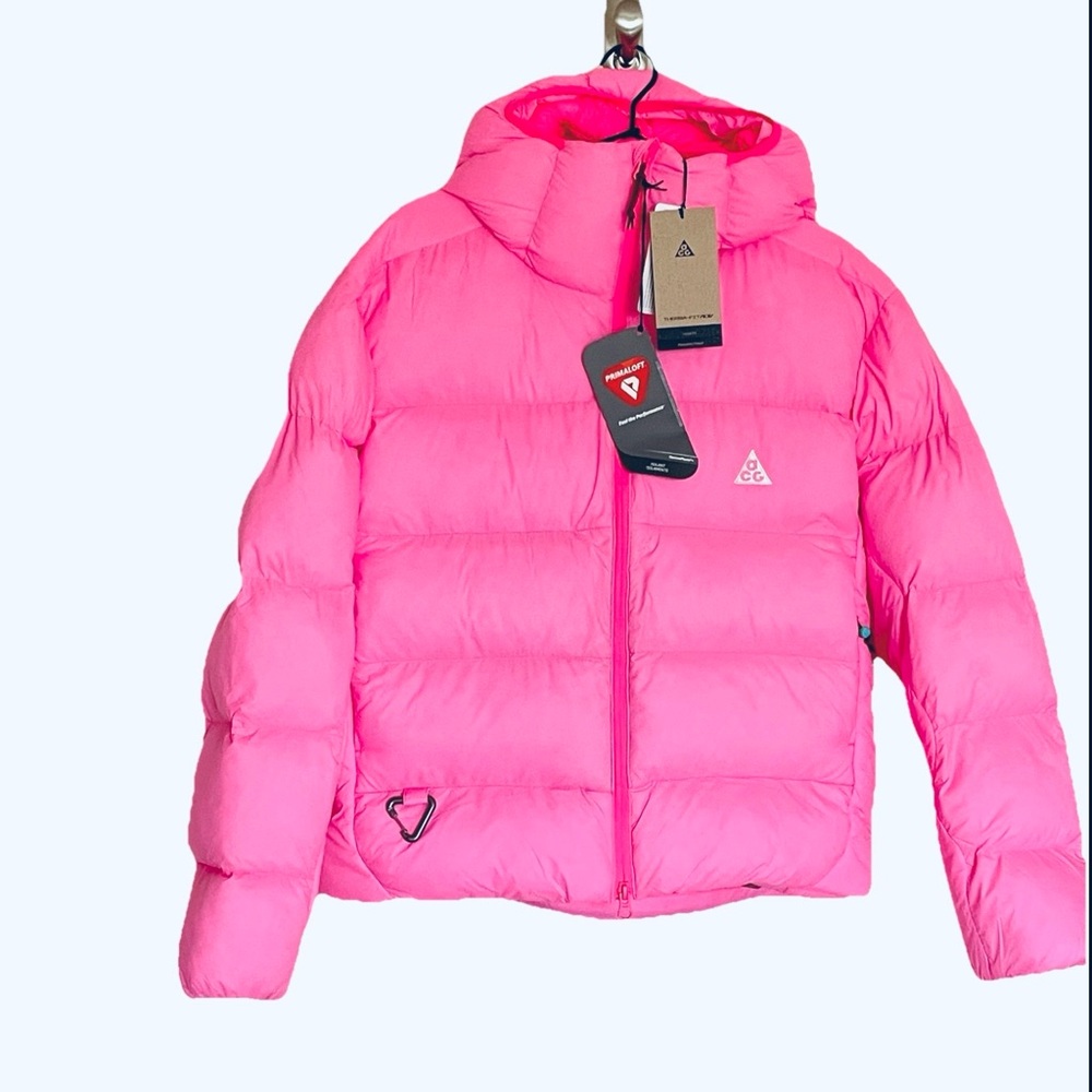 Nike ACG ThermaFit ADV Puffer Jacket Lunar Lake Women’s Size Small FZ6761-010